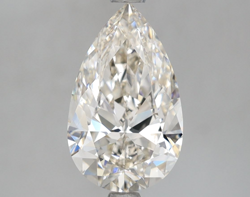 2.01 carat K-VS2 Natūralus Pear Deimantas (1)