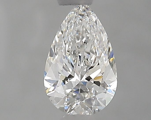 0.6 carat F-SI2 Natūralus Pear Deimantas (1)