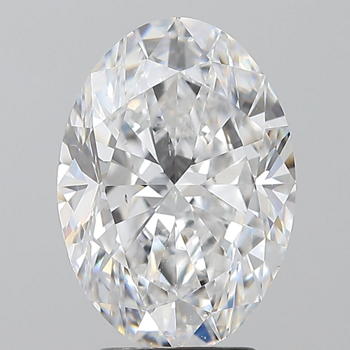 3.5 carat D-SI1 Natūralus Oval Deimantas (1)