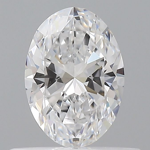 0.51 carat D-VVS2 Natūralus Oval Deimantas (1)