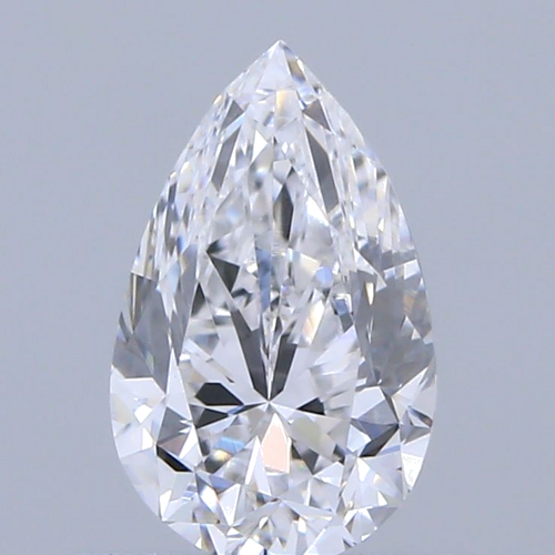 0.6 carat D-VS1 Natūralus Pear Deimantas (1)