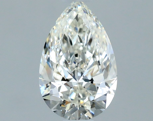 0.7 carat H-VS1 Natūralus Pear Deimantas (1)