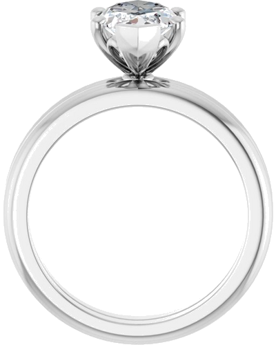 Sužadėtuvių Žiedas „Solitaire“ 950 Platinos Marquise 13mm x 6.5mm (7)