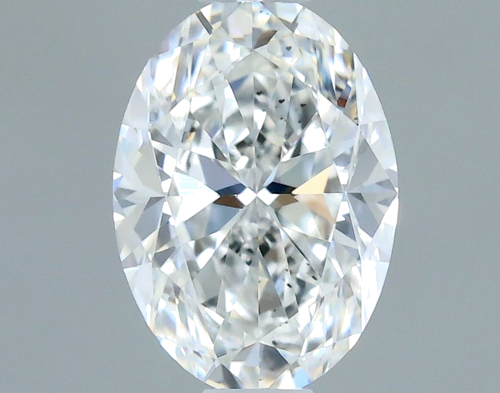 0.5 carat E-SI1 Natūralus Oval Deimantas (1)