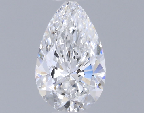 0.5 carat D-SI1 Natūralus Pear Deimantas (1)