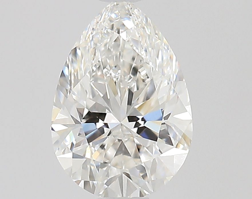 0.7 carat E-IF Natūralus Pear Deimantas (1)