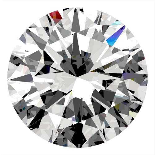 0.3 carat F-VVS1 Very Good cut Natūralus Round Deimantas (1)