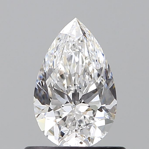 0.6 carat D-SI2 Natūralus Pear Deimantas (1)