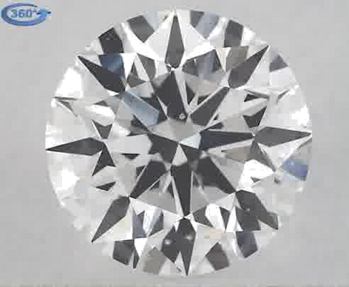 0.64 carat E-VS2 Excellent cut Natūralus Round Deimantas (1)