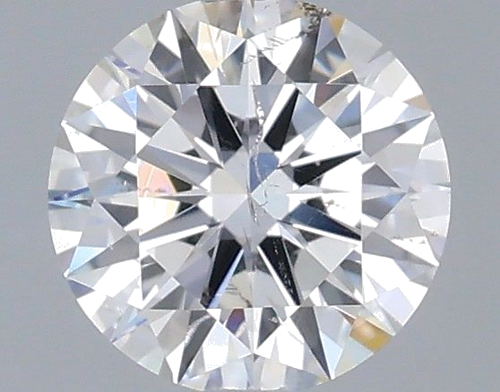 0.52 carat F-SI2 Excellent cut Natūralus Round Deimantas (1)