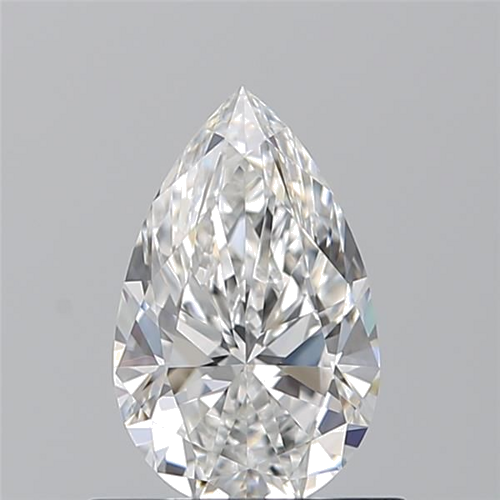 0.73 carat E-VVS1 Natūralus Pear Deimantas (1)