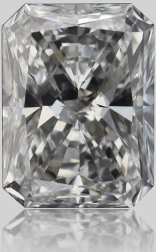 0.32 carat D-VS2 Natūralus Radiant Deimantas (1)