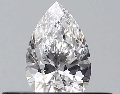 0.25 carat D-VS1 Natūralus Pear Deimantas (1)