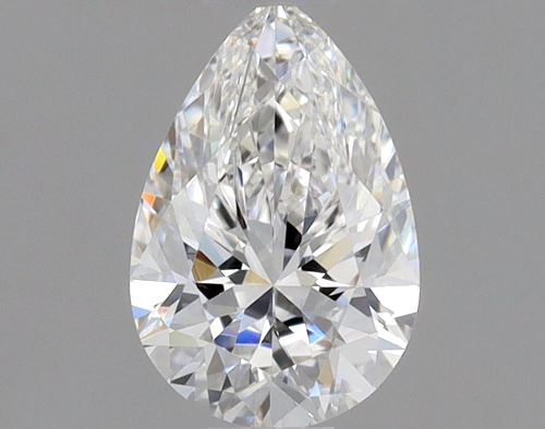 0.5 carat E-VVS2 Natūralus Pear Deimantas (1)