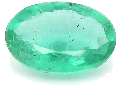 0.64 carat GREEN Oval Smaragdas (1)