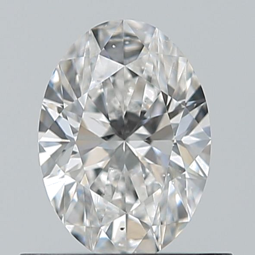 0.6 carat E-SI1 Natūralus Oval Deimantas (1)