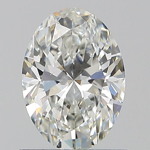 0.9 carat H-VS2 Natūralus Oval Deimantas (1)