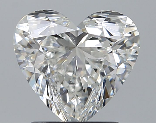 1.7 carat H-SI1 Natūralus Heart Deimantas (1)
