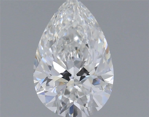 0.5 carat E-VS1 Natūralus Pear Deimantas (1)