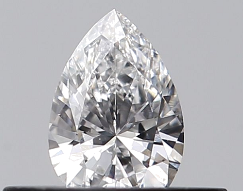 0.24 carat D-VVS2 Natūralus Pear Deimantas (1)