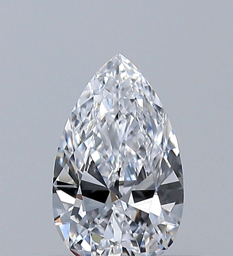 0.3 carat D-VS1 Natūralus Pear Deimantas (1)