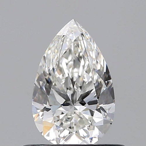 0.61 carat G-VVS1 Natūralus Pear Deimantas (1)