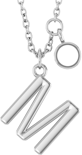 Pakabukas „Accented Initial“ 925 Sidabro Round 3mm (1)