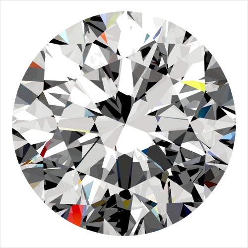 0.3 carat F-VS2 Very Good cut Natūralus Round Deimantas (1)