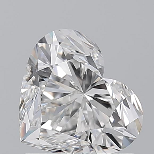 1.2 carat F-VVS1 Natūralus Heart Deimantas (1)