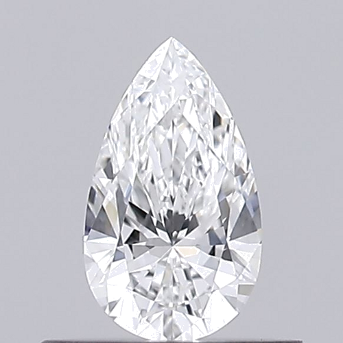 0.31 carat F-VVS1 Natūralus Pear Deimantas (1)