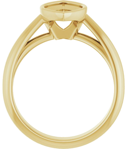 Sužadėtuvių Žiedas „Bezel-Set Solitaire“ 14k yellow gold Marquise 13mm x 6.5mm (2)