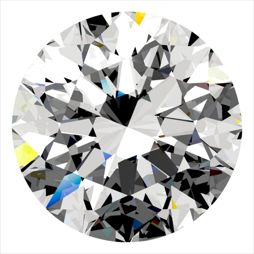 0.4 carat H-VS1 Excellent cut Natūralus Round Deimantas (1)