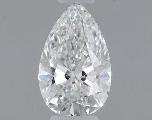 0.43 carat F-VVS1 Natūralus Pear Deimantas (1)