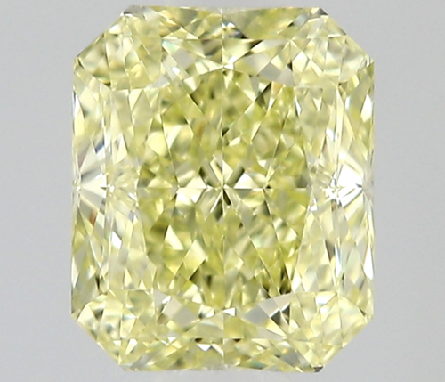 0.59 carat Fancy Yellow-VVS2 Natūralus Radiant Deimantas (1)