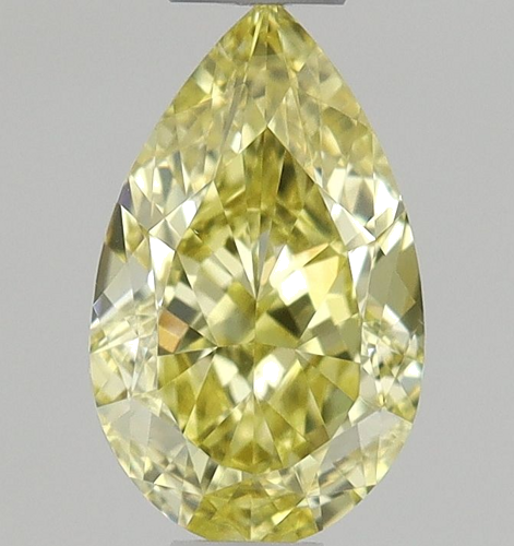 0.45 carat Fancy Intense Yellow-VS1 Natūralus Pear Deimantas (1)