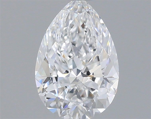 0.5 carat D-IF Natūralus Pear Deimantas (1)