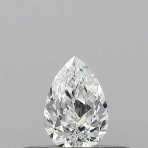 0.18 carat E-SI1 Natūralus Pear Deimantas (1)