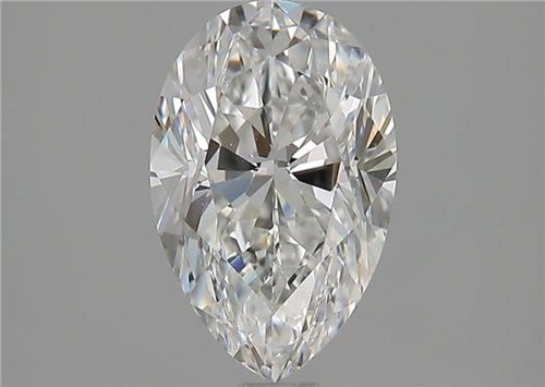 1.69 carat E-IF Natūralus Pear Deimantas (1)