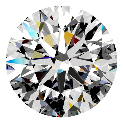 0.3 carat I-VVS2 Very Good cut Natūralus Round Deimantas (1)