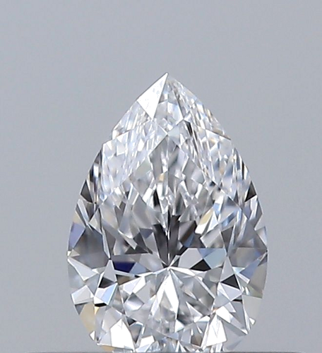 0.3 carat D-VVS1 Natūralus Pear Deimantas (1)