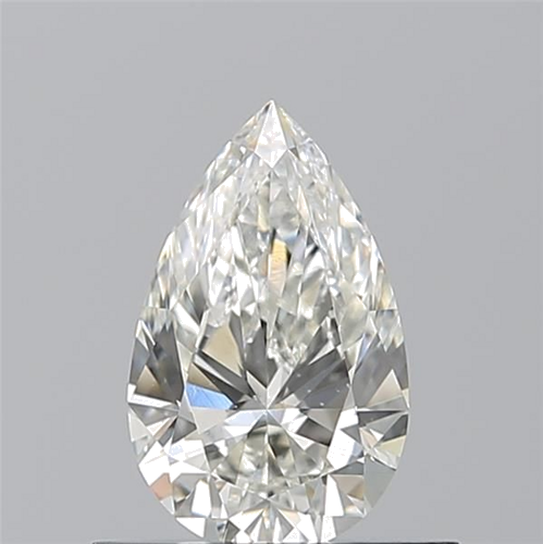 0.55 carat I-VS2 Natūralus Pear Deimantas (1)