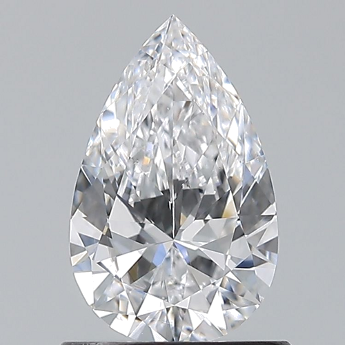 0.8 carat D-VS2 Natūralus Pear Deimantas (1)