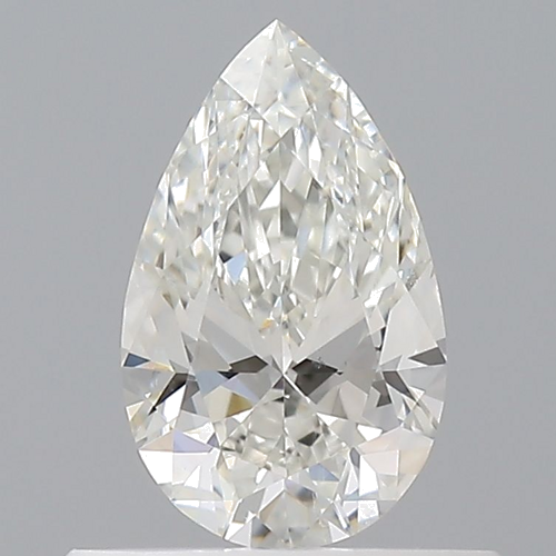 0.5 carat H-SI1 Natūralus Pear Deimantas (1)