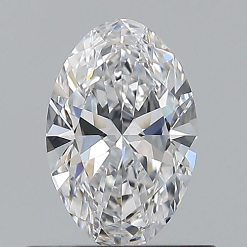 0.54 carat D-VVS2 Natūralus Oval Deimantas (1)