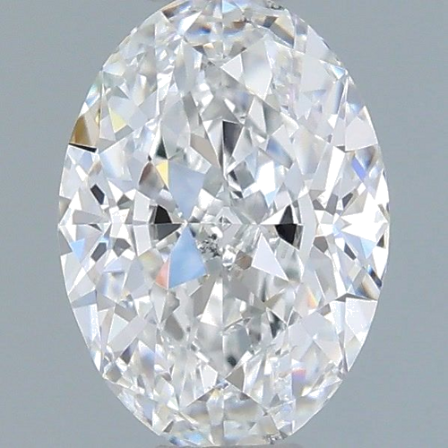 0.6 carat E-SI2 Natūralus Oval Deimantas (1)