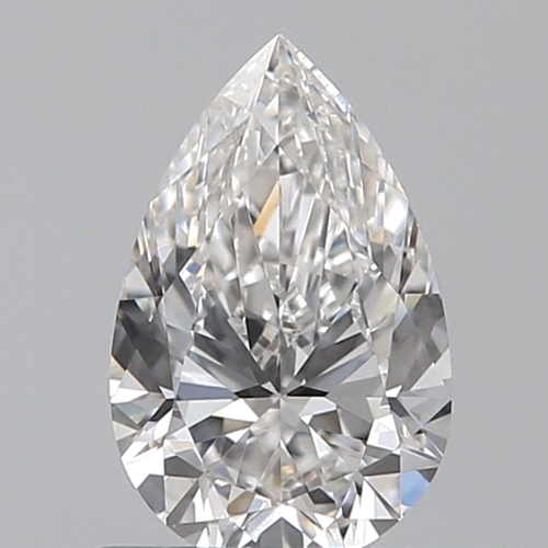 0.7 carat F-IF Natūralus Pear Deimantas (1)