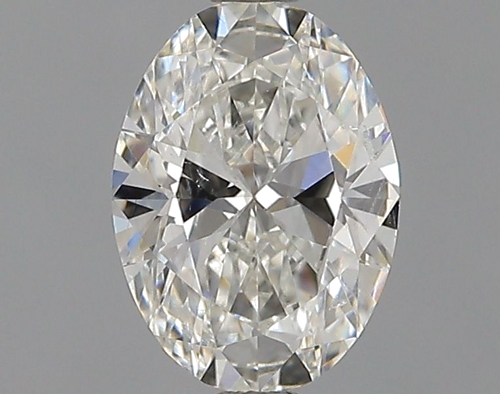0.53 carat H-SI1 Natūralus Oval Deimantas (1)