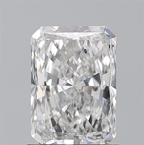1.21 carat F-SI1 Natūralus Radiant Deimantas (1)