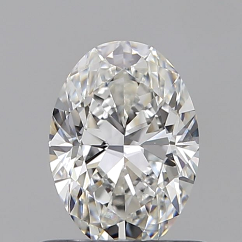 0.6 carat F-VVS2 Natūralus Oval Deimantas (1)