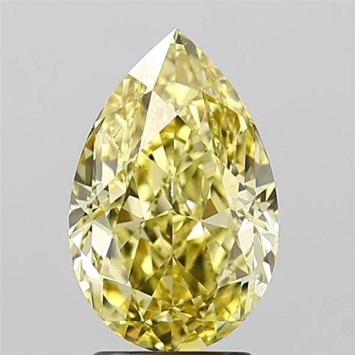 3.03 carat Fancy Brownish Yellow-SI1 Natūralus Pear Deimantas (1)